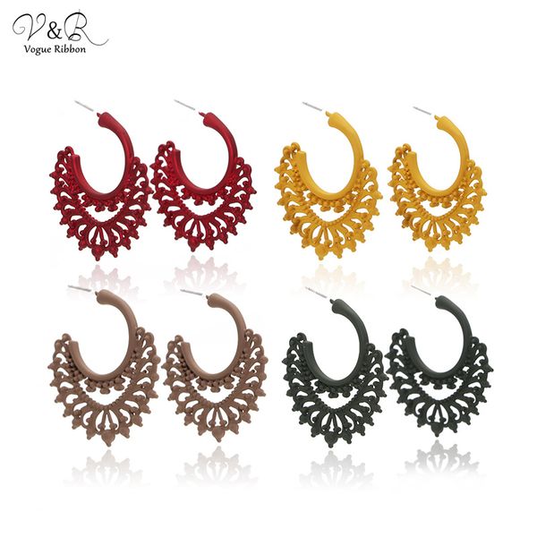 2020 new arrival color coated metal flower pattern basic style c-hoop earring womens earrings tassel earrings pendientes vintage, Golden;silver
2020 new arrival color coated metal flower pattern basic style c-hoop earring womens earrings tassel earrings pendientes vintage, Golden;silver