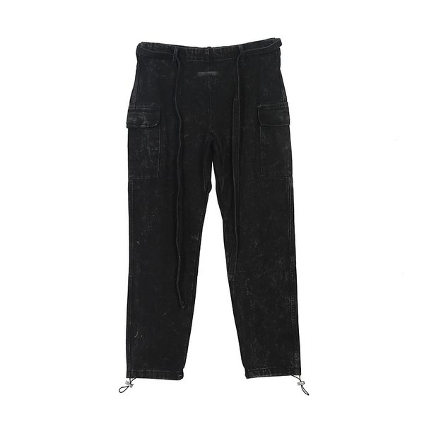 2019 fg 6th collection washed black rope banding ankle men jeans hiphop streetwear men jeans jogger pants, Blue
2019 fg 6th collection washed black rope banding ankle men jeans hiphop streetwear men jeans jogger pants, Blue