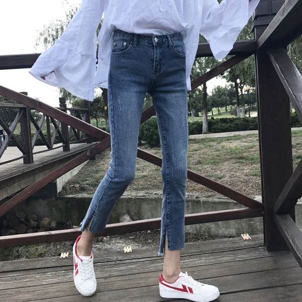 new slim stretch high waist skinny jeans female scratch worn feet vintage black blue pencil pants women jeans 4xl
new slim stretch high waist skinny jeans female scratch worn feet vintage black blue pencil pants women jeans 4xl