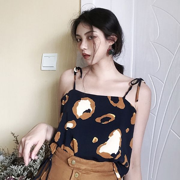 ladies lepard boho print halter vest summer sleeveless tank casual women o neck slim vest blouse blusa mujer, White
ladies lepard boho print halter vest summer sleeveless tank casual women o neck slim vest blouse blusa mujer, White