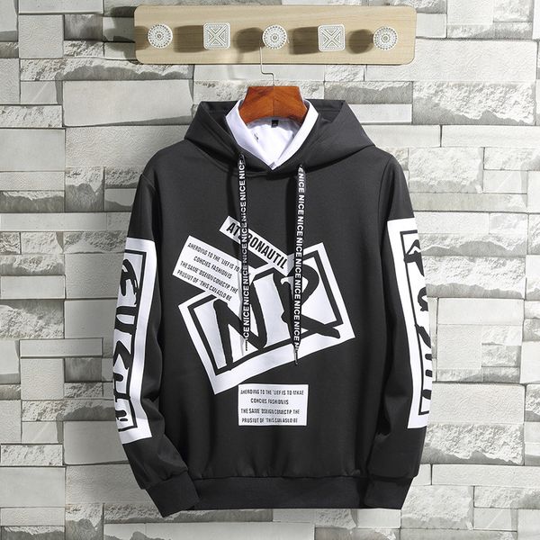 fashion spring hoodies brand printed coat men's hooded new men's loose sweatshirts korean outdoor casual jacket skateboard, Black
fashion spring hoodies brand printed coat men's hooded new men's loose sweatshirts korean outdoor casual jacket skateboard, Black