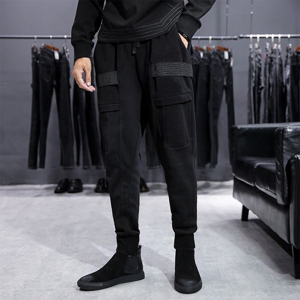 m-4xl 2020 spring pants men fashion slim fit black men joggers streetwear simple all match elastic mens casual pants hip hop
m-4xl 2020 spring pants men fashion slim fit black men joggers streetwear simple all match elastic mens casual pants hip hop