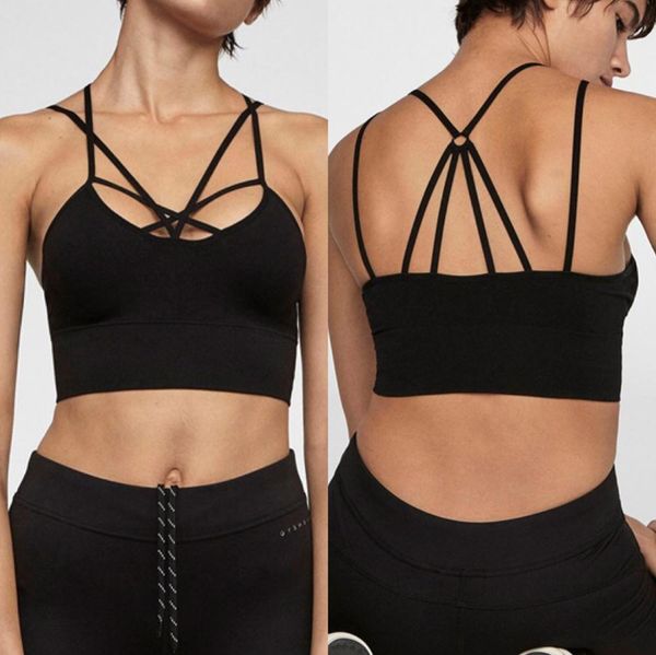good quality women sports bra yoga gym fitness bra workout with padding black color, White;black
good quality women sports bra yoga gym fitness bra workout with padding black color, White;black