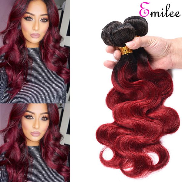 emilee red body wave hair bundles with closure 4x4 brazilian red color hair bundles 1b bug ombre remy hair bundles, Black
emilee red body wave hair bundles with closure 4x4 brazilian red color hair bundles 1b bug ombre remy hair bundles, Black
