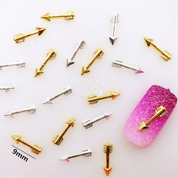 50pcs/pack japan new nail art decorations metal alloy kawaii arrow 3d nail accessories diy charm tools for manicure, Silver;gold
50pcs/pack japan new nail art decorations metal alloy kawaii arrow 3d nail accessories diy charm tools for manicure, Silver;gold