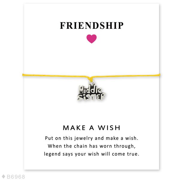 girls friendship statement engagement wedding silver big sister middle sister little sisters charm bracelets for women, Golden;silver
girls friendship statement engagement wedding silver big sister middle sister little sisters charm bracelets for women, Golden;silver