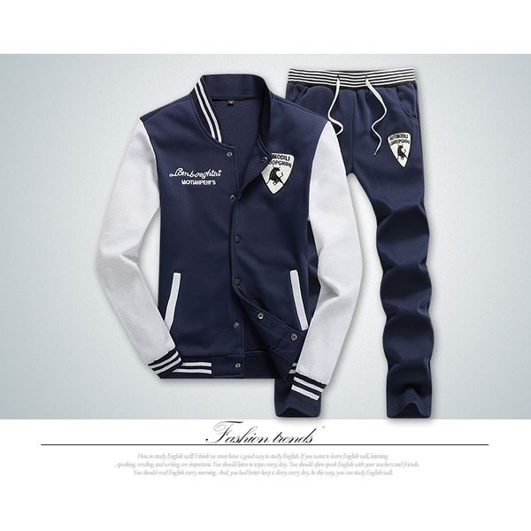 mens brand tracksuits fashion cattle badge embroidery jacket & drawstring sweatpants casual designer mens running colothes for sportswear, Gray
mens brand tracksuits fashion cattle badge embroidery jacket & drawstring sweatpants casual designer mens running colothes for sportswear, Gray