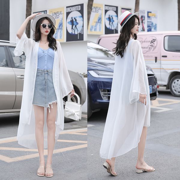 2020 women bikinis cardigan solid beachwear lace shawl perspective sunscreen cardigan cover up beachwear blusas mujer de moda
2020 women bikinis cardigan solid beachwear lace shawl perspective sunscreen cardigan cover up beachwear blusas mujer de moda