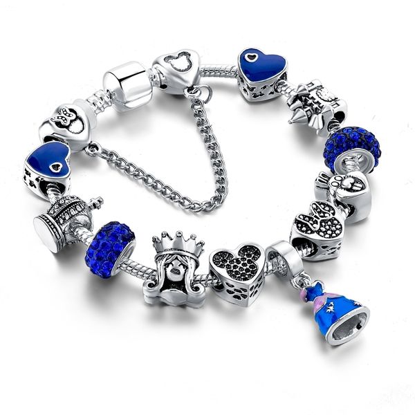 attractto blue christmas bell bracelets for women crystal crown bracelet charm jewelry pulseras mujer bracelet female sbr190513, Silver
attractto blue christmas bell bracelets for women crystal crown bracelet charm jewelry pulseras mujer bracelet female sbr190513, Silver