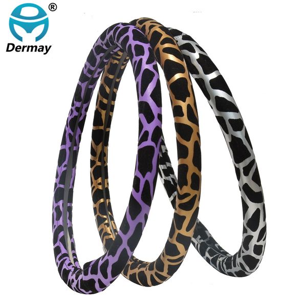 new leopard print cute steering wheel cover faux leather personalized 3colors purple golden silvery for women girls
new leopard print cute steering wheel cover faux leather personalized 3colors purple golden silvery for women girls