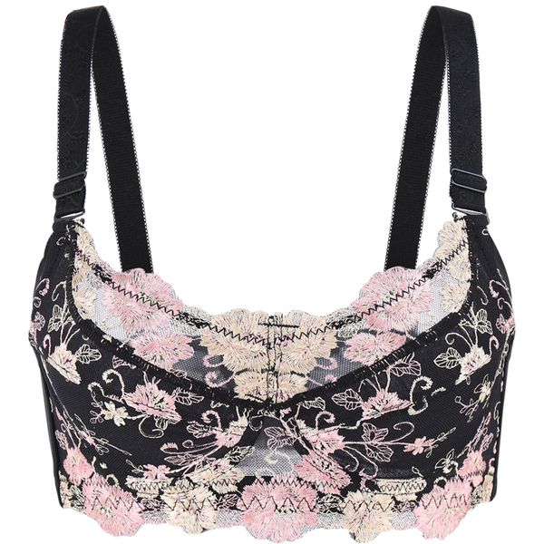 women's big size full coverage floral embrodiery ultra-thin bra lingerie 36 38 40 42 44 46 48 b c d e f, Red;black
women's big size full coverage floral embrodiery ultra-thin bra lingerie 36 38 40 42 44 46 48 b c d e f, Red;black