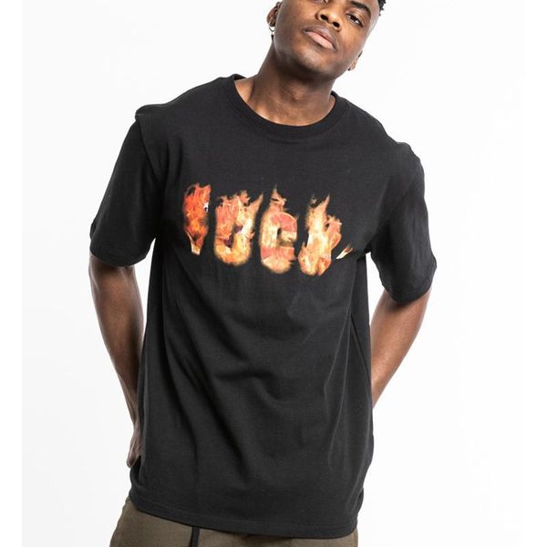 20ss flame letter logo printing tee black t-shirt crew neck high street short sleeves summer men women couple breathable hfhltx077, White;black
20ss flame letter logo printing tee black t-shirt crew neck high street short sleeves summer men women couple breathable hfhltx077, White;black