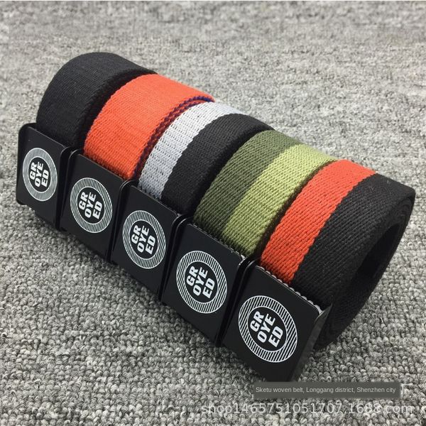 fashionable g br wo all-match casual canvas fashionable g brand men's and women's all-match belt casual canvas belt, Black;brown
fashionable g br wo all-match casual canvas fashionable g brand men's and women's all-match belt casual canvas belt, Black;brown