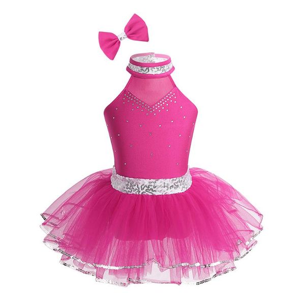 stage wear kids halter sequins rhinestones mesh ballet tutu dress with hairclip gymnastics leotards for girls performance dance, Black;red
stage wear kids halter sequins rhinestones mesh ballet tutu dress with hairclip gymnastics leotards for girls performance dance, Black;red