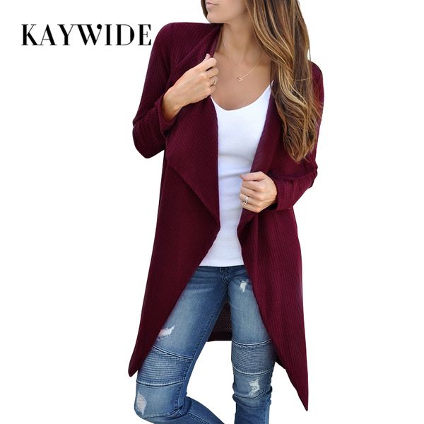 kaywide 2017 winter open stitch women coats series autumn knitted turn-down collar solid long style casual fashion cardigan, Black;white
kaywide 2017 winter open stitch women coats series autumn knitted turn-down collar solid long style casual fashion cardigan, Black;white