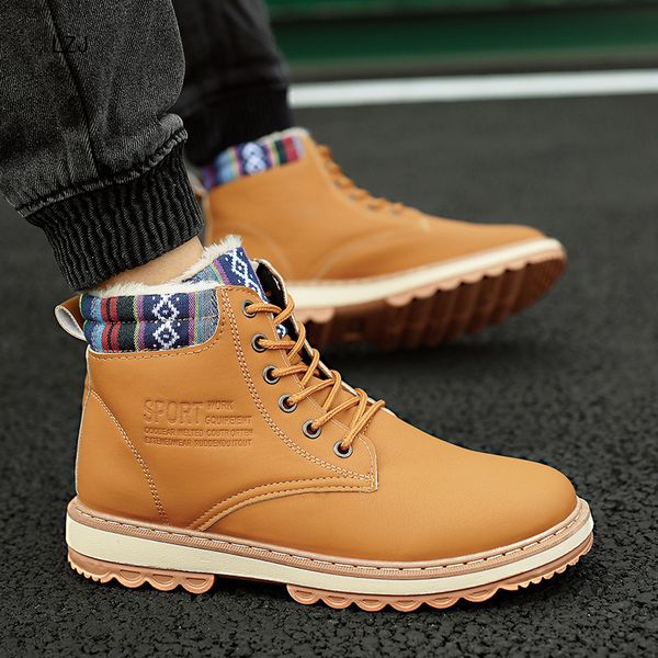 lzj new 2019 men's winter snow boots fur ankle boots men casual shoes plush men outdoor work shoes plus size 44, Black
lzj new 2019 men's winter snow boots fur ankle boots men casual shoes plush men outdoor work shoes plus size 44, Black