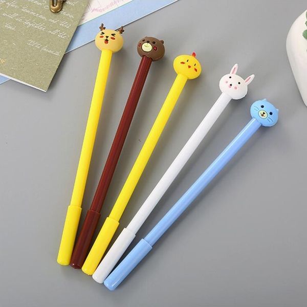 5pcs various animal expressions gel pen diy office stationery and school supplies smooth writing black ink pen 0.5mm
5pcs various animal expressions gel pen diy office stationery and school supplies smooth writing black ink pen 0.5mm