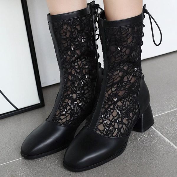 doratasia 2020 wholesale big size 46 elegant lace women shoes square heels summer mid-calf boots woman, Black
doratasia 2020 wholesale big size 46 elegant lace women shoes square heels summer mid-calf boots woman, Black
