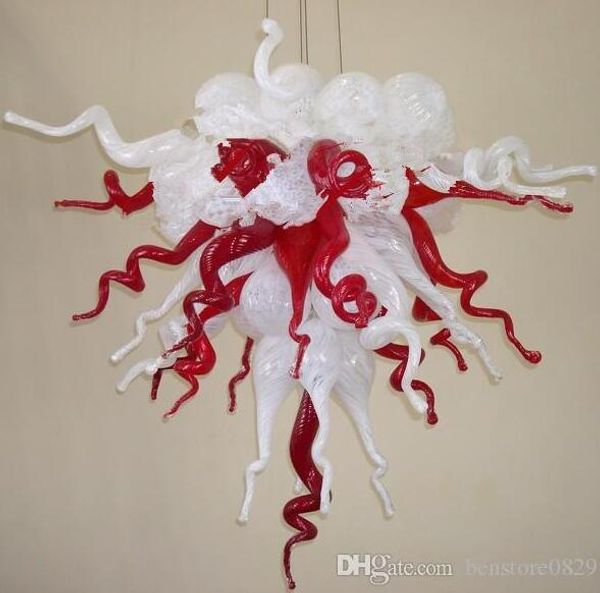 red and white blown glass chandelier light home art deco chandelier modern crystal artistic lamps
red and white blown glass chandelier light home art deco chandelier modern crystal artistic lamps