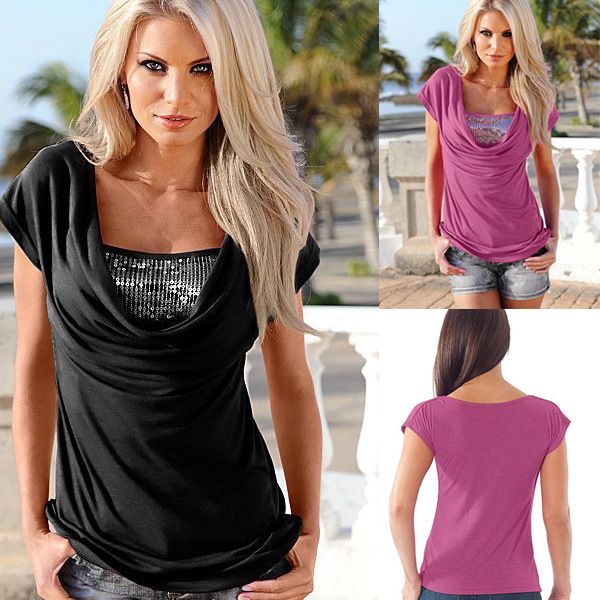 women's womens designer tees clothing fashion personality sequin v-neck short sleeve women's black, pink, White
women's womens designer tees clothing fashion personality sequin v-neck short sleeve women's black, pink, White