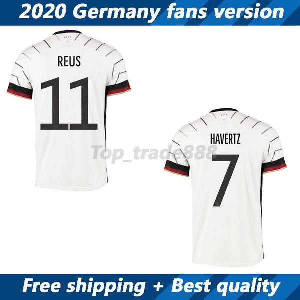 new 2020 european cup germany home fans version soccer jerseys 2020 2021 gnabry reus brandt football shirt men white short-sleeved uniforms, Black;yellow
new 2020 european cup germany home fans version soccer jerseys 2020 2021 gnabry reus brandt football shirt men white short-sleeved uniforms, Black;yellow