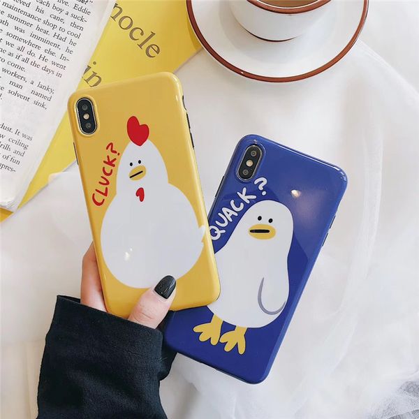 one piece luxury phone case for iphone 6s 7 8 p x xs xr lovely chicken and duck designer phone case back cover
one piece luxury phone case for iphone 6s 7 8 p x xs xr lovely chicken and duck designer phone case back cover
