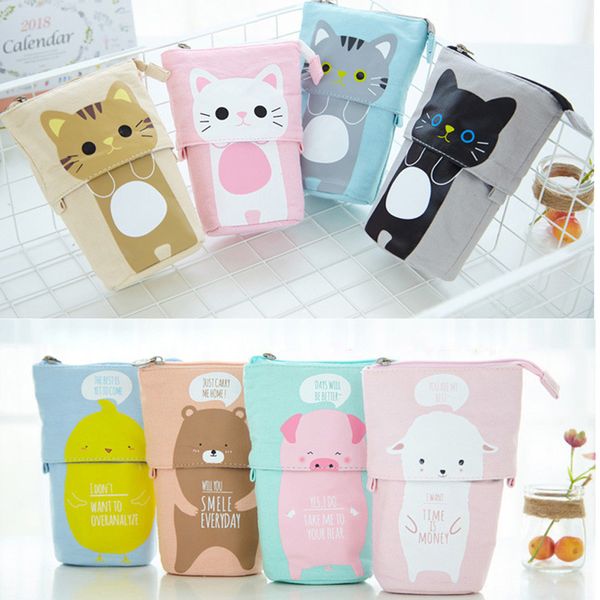 1pc store pencil case box cartoon cute cat pencil bag stationery box convenient accessories office school supplies
1pc store pencil case box cartoon cute cat pencil bag stationery box convenient accessories office school supplies