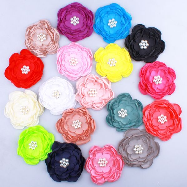200pcs 9.2cm newborn burned satin fabric flowers with bead for headbands chiffon flower for hair accessories, Slivery;white
200pcs 9.2cm newborn burned satin fabric flowers with bead for headbands chiffon flower for hair accessories, Slivery;white