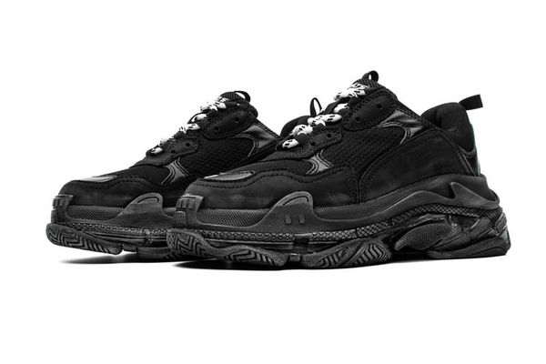 with bag) ancient all black triple-s sneakers air cushion shoes men women running shoes tennis sports shoes size 36-45
with bag) ancient all black triple-s sneakers air cushion shoes men women running shoes tennis sports shoes size 36-45