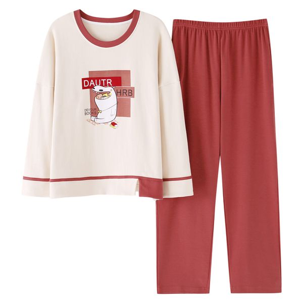 pajamas women's cotton long sleeve trousers 2 piece home suit female 2019 selling simple and casual underwear warm and sexy, Blue;gray
pajamas women's cotton long sleeve trousers 2 piece home suit female 2019 selling simple and casual underwear warm and sexy, Blue;gray