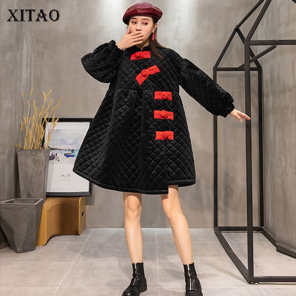xitao argyle plate buckle casual parkas women 2019 winter korean new style lantern sleeve a line elegant parkas coat dmy1671, Black
xitao argyle plate buckle casual parkas women 2019 winter korean new style lantern sleeve a line elegant parkas coat dmy1671, Black