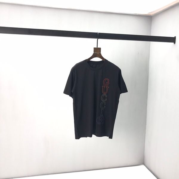 2020 european spring and summer color letter printed breathable t-shirt men's designer high-quality fashion casual blended black t-shir, White;black
2020 european spring and summer color letter printed breathable t-shirt men's designer high-quality fashion casual blended black t-shir, White;black