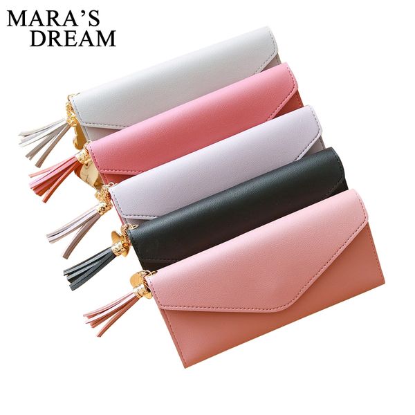mara's dream long wallet women purses tassel new coin purse card holder wallets clutch money bag pu leather wallets, Red;black
mara's dream long wallet women purses tassel new coin purse card holder wallets clutch money bag pu leather wallets, Red;black
