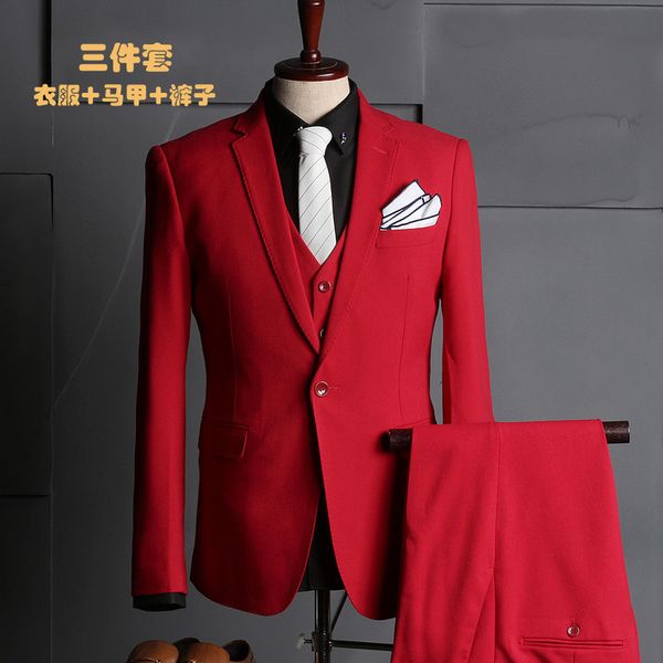 2020 новых бизнес-мужской костюм корейский slim fit свадьба красный мужской костюм бизнес-платье, White;black
2020 новых бизнес-мужской костюм корейский slim fit свадьба красный мужской костюм бизнес-платье, White;black