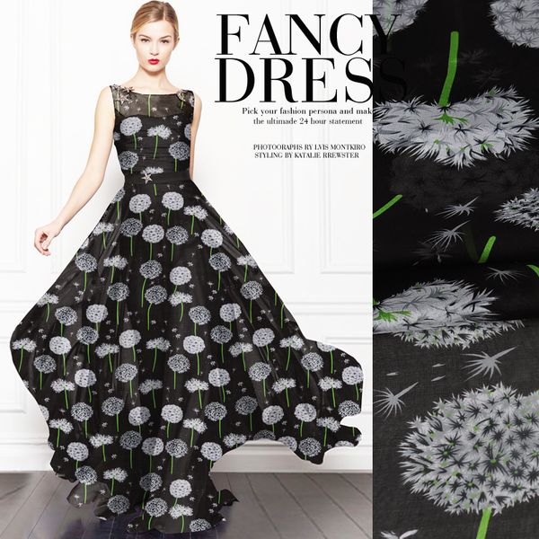 10cm/lot) printed chiffon fabric for sewing pure silk fabrics 6 momme tulle cloth dandelion quilting for patchwork thin and translucent diy, Black;white
10cm/lot) printed chiffon fabric for sewing pure silk fabrics 6 momme tulle cloth dandelion quilting for patchwork thin and translucent diy, Black;white