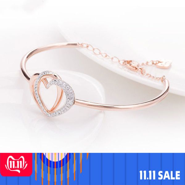 swa women elegant heart-to-heart double heart bracelet female jewelry gifts evening party bracelets hand chian, Black
swa women elegant heart-to-heart double heart bracelet female jewelry gifts evening party bracelets hand chian, Black