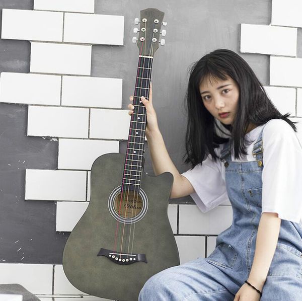 beautiful 38 inch acoustic guitar, eucalyptus guitar, metal chord, novice beginner, practicing piano
beautiful 38 inch acoustic guitar, eucalyptus guitar, metal chord, novice beginner, practicing piano
