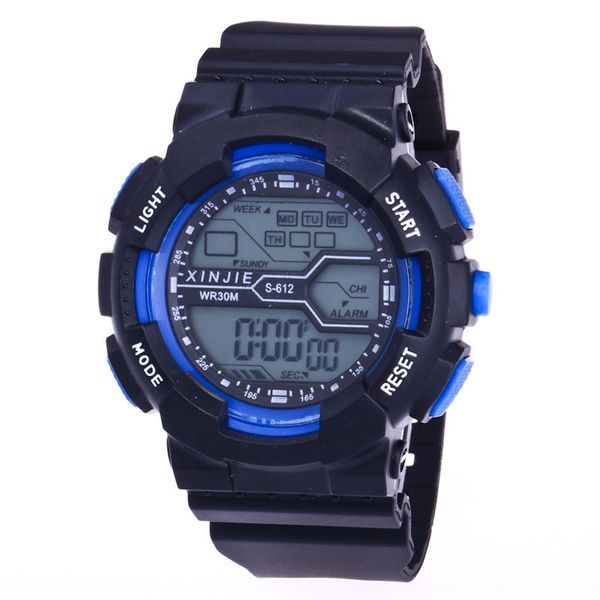 student luminous sports waterproof electronic children's multifunctional watch men's and women's luminous electronic watch, Blue
student luminous sports waterproof electronic children's multifunctional watch men's and women's luminous electronic watch, Blue