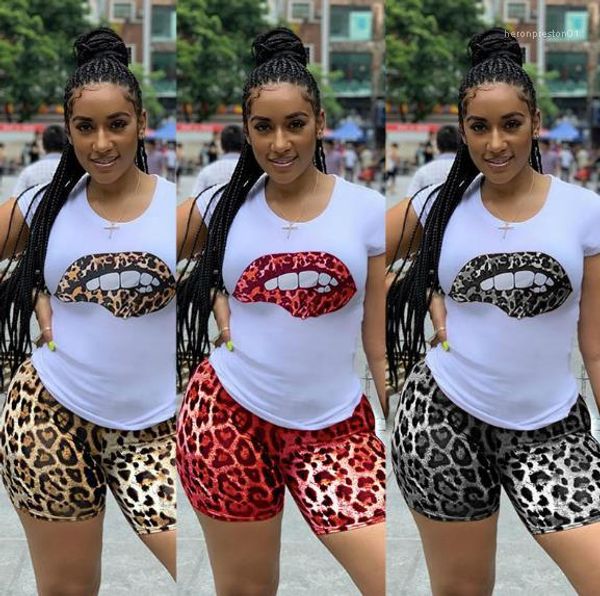 leopard printed panelled lips short sleeve womens 2pcs set casual sport female clothing women tracksuit summer, Gray
leopard printed panelled lips short sleeve womens 2pcs set casual sport female clothing women tracksuit summer, Gray