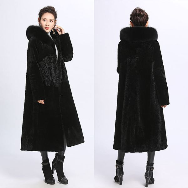 shearling real fur sheep winter coat women vintage long coats womens clothing abrigos mujer invierno 2020 8068 yy792, Black
shearling real fur sheep winter coat women vintage long coats womens clothing abrigos mujer invierno 2020 8068 yy792, Black