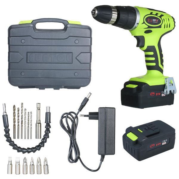 15pcs 21v rechargeable electric hand drill set impact drill electric screw driver with bits screwdriver bits 2pcs battery
15pcs 21v rechargeable electric hand drill set impact drill electric screw driver with bits screwdriver bits 2pcs battery