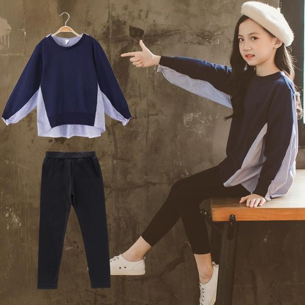 kids sets autumn new style fashion solid color two-piece set middle large children casual girl's suit 3-12 ages, White
kids sets autumn new style fashion solid color two-piece set middle large children casual girl's suit 3-12 ages, White