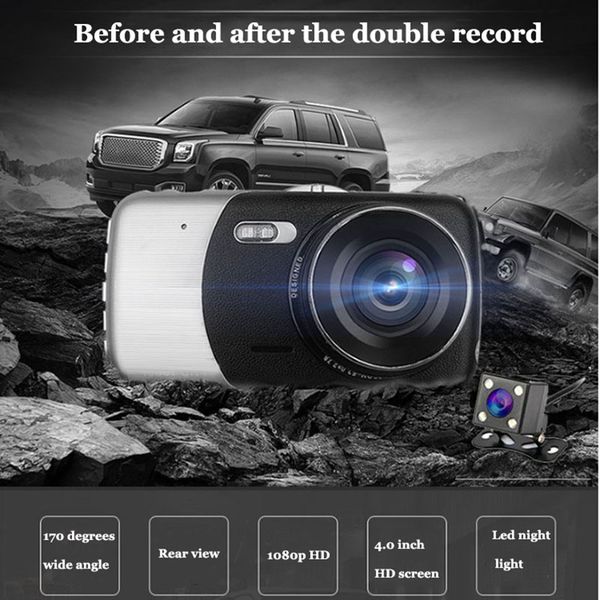 2019 new dual lens car dvr camera auto dash cam video 4.0 inches full hd 1080p recorder with led night vision rear view cameras
2019 new dual lens car dvr camera auto dash cam video 4.0 inches full hd 1080p recorder with led night vision rear view cameras