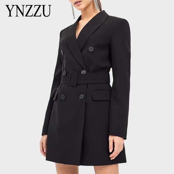 women's suits & blazers slim blazer jacket sashes black female spring notched office lady jackets 2021 elegant double breasted coat ynz, White;black
women's suits & blazers slim blazer jacket sashes black female spring notched office lady jackets 2021 elegant double breasted coat ynz, White;black