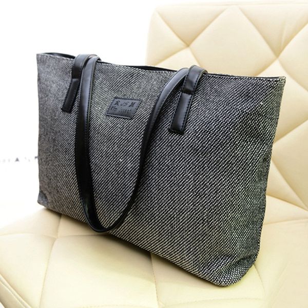 women shoulder bag soft canvas andle bags ladies tote handbag large capacity women's handbags
women shoulder bag soft canvas andle bags ladies tote handbag large capacity women's handbags