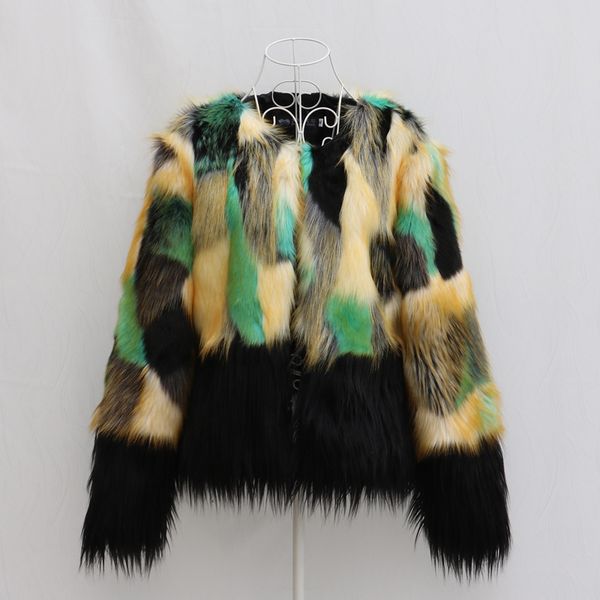 m/9xl women autumn winter imitation fur patchwork jackets large size female mixed color female faux fur outwears k1292, Black
m/9xl women autumn winter imitation fur patchwork jackets large size female mixed color female faux fur outwears k1292, Black
