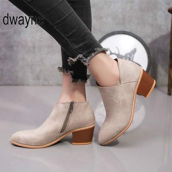 2019 new winter women high heel boots shoes square toe ankle shoe woman zipper roman boot motorcycle bota feminina jkio, Black
2019 new winter women high heel boots shoes square toe ankle shoe woman zipper roman boot motorcycle bota feminina jkio, Black