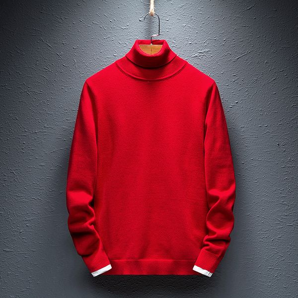 mrmt 2020 brand autumn winter men's turtleneck sweater repair body thick for male warm pure color loose sweater clothing, White;black
mrmt 2020 brand autumn winter men's turtleneck sweater repair body thick for male warm pure color loose sweater clothing, White;black