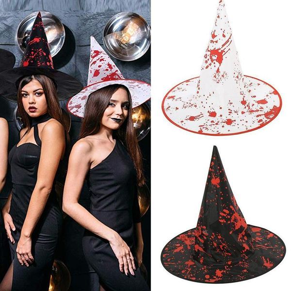 halloween witch hat costume horror blood witch cap party cosplay props accessories supplies hats for women party accessories
halloween witch hat costume horror blood witch cap party cosplay props accessories supplies hats for women party accessories
