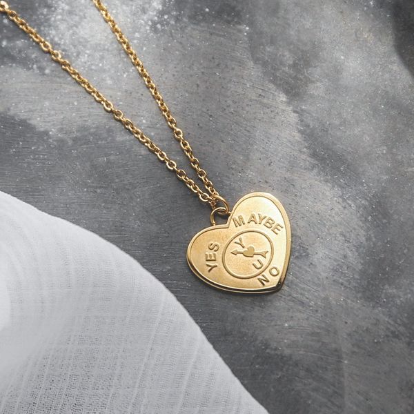 timeless wonder titanium сердце цепи ожерелье женщины из нержавеющей стали ювелирных изделий готического punk начальные да может быть нет in, Golden;silver
timeless wonder titanium сердце цепи ожерелье женщины из нержавеющей стали ювелирных изделий готического punk начальные да может быть нет in, Golden;silver